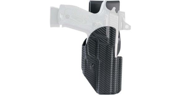 Image of Hogue ARS Stage 1 Sport Carbon Fiber OWB Belt Holster, SIG Sauer P220, Right Hand, Black, 52226