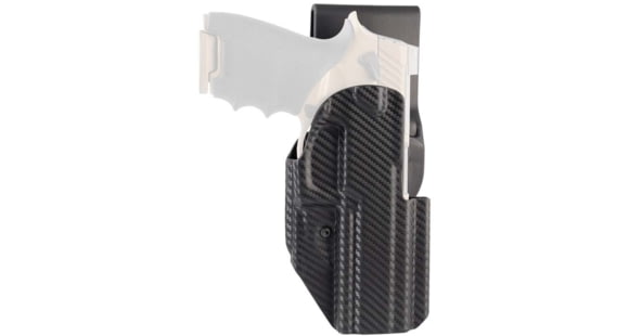 Image of Hogue ARS Stage 1 Sport Carbon Fiber OWB Belt Holster, SIG Sauer P250, Right Hand, Black, 52224