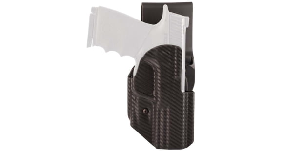 Image of Hogue ARS Stage 1 Sport Carbon Fiber OWB Belt Holster, Smith &amp; Wesson M&amp;P 9, Right Hand, Black, 52274