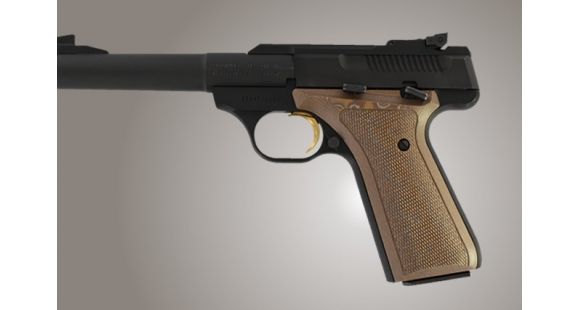 Image of Hogue Browning BuckMark Checkered G-10 - G-Mascus Tan 72177-TAN
