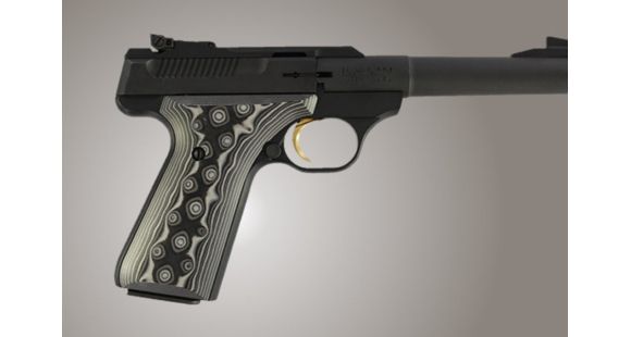 Image of Hogue Browning BuckMark G-10 - G-Mascus Black/Gray 72167-BLKGRY