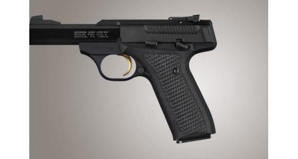Image of Hogue Browning BuckMark URX Piranha Grip G-10 - Solid Black 72129