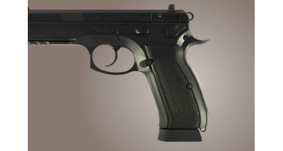 Image of Hogue CZ-75 - CZ-85 Checkered G-10 - Solid Black 75179