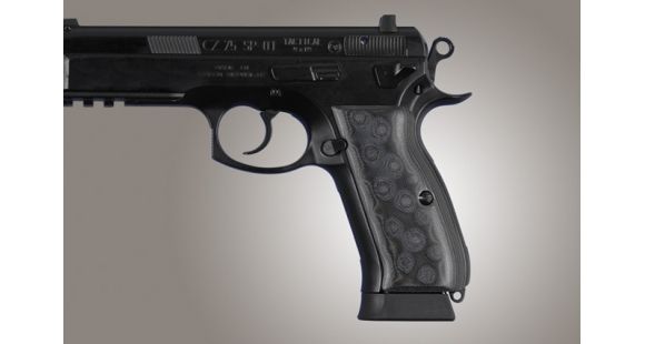 Image of Hogue CZ-75 - CZ-85 G-10 - G-Mascus Black/Gray 75167-BLKGRY
