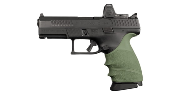 Image of Hogue CZ P-10 C HandALL Beavertail Grip Sleeve, OD Green, 17811