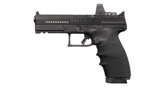 Image of Hogue CZ P-10 F HandALL Beavertail Grip Sleeve, Black, 17800