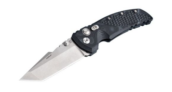 Image of Hogue EX-01 4in Tactical Folder Tanto Blade Tumble Finish G-10 Frame - G-Mascus Black 34149