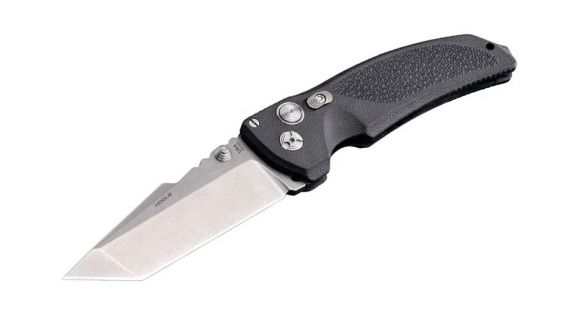 Image of Hogue EX-03 3.5in Folder Tanto Blade Tumble Finish Polymer Frame - Matte Black 34360