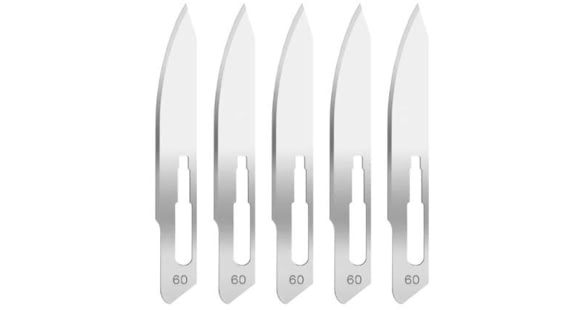Image of Hogue Expel Replacement Blades, 60 Size, High Carbon Steel Blade, 35886