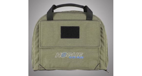 Image of Hogue Gear Medium Pistol Bag w/ Front Pocket and Handles, OD Green 9in. Tall 12in. Long 59251