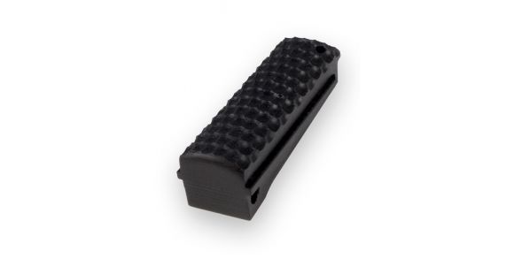Image of Hogue Govt. G-10 Mainspring Housing Piranha Grip Flat Solid Black 01329
