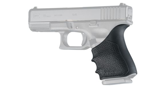 Image of Hogue HandAll Beavertail Grip Sleeve, Glock 19 Gen1/2/5, Black, 17050