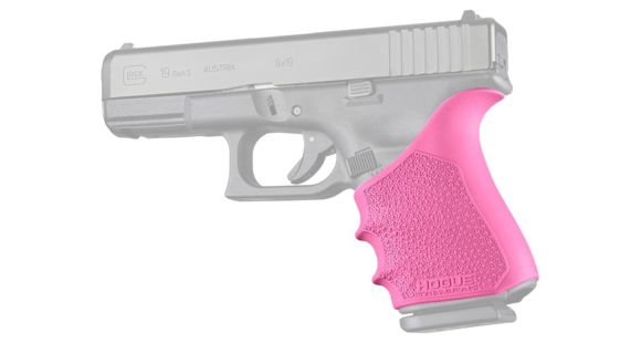 Image of Hogue HandAll Beavertail Grip Sleeve, Glock 19 Gen1/2/5, Pink, 17057