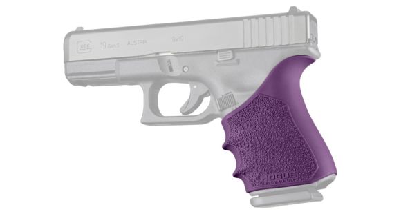 Image of Hogue HandAll Beavertail Grip Sleeve, Glock 19 Gen1/2/5, Purple, 17056