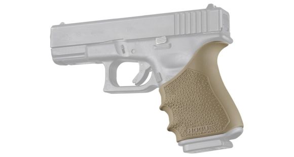 Image of Hogue HandAll Beavertail Grip Sleeve, Glock 19 Gen3/4, Flat Dark Earth, 17043