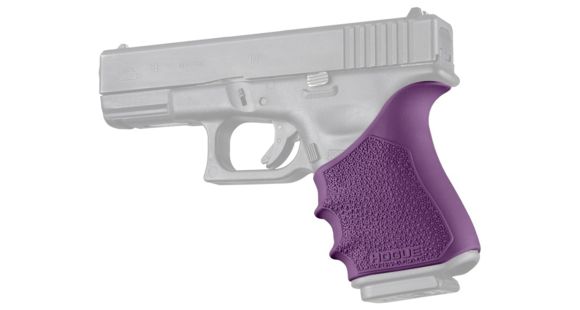 Image of Hogue HandAll Beavertail Grip Sleeve, Glock 19 Gen3/4, Purple, 17046