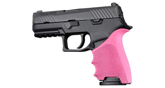 Image of Hogue HandAll Beavertail Grip Sleeve, Sig Sauer P320 Compact, Pink, 17617