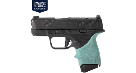Image of Hogue HandAll Beavertail Grip Sleeve - Springfield Armory Hellcat, Aqua, 18314