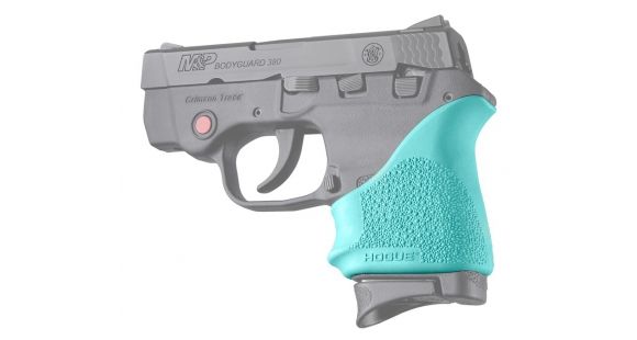 Image of Hogue HandAll BGS Smith and Wesson Bodyguard/Taurus TCP and Spectrum, Aqua, 18504