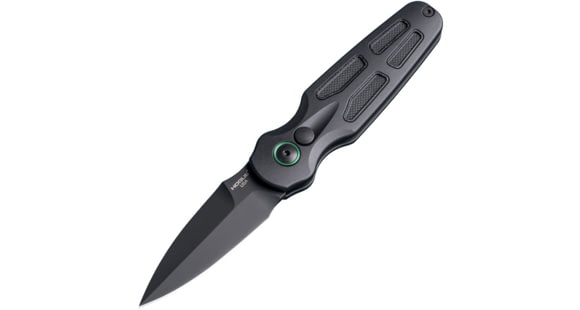Image of Hogue Ballista II Automatic Folding Knife, 2.6in, CPM MagnaCut, Bayonet Blade, G10/6061-T6 , Black Handle, 64232