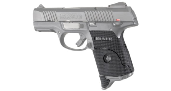 Image of Hogue Ruger SR9c Pistol Grip, Wrapter Rubber, Black, 17588