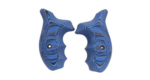 Image of Hogue Kimber K6 Bantam Grip, Piranha, G10, Blue Lava, 41638