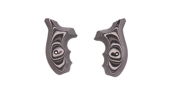 Image of Hogue Kimber K6 Bantam Grip, Smooth, G10, Black/Grey, 41167