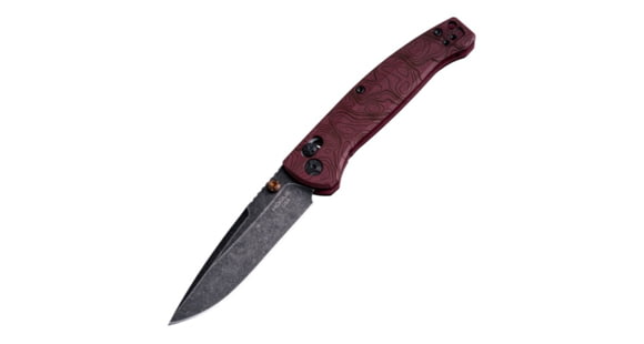 Image of Hogue Mysto Element Folding Knife, 3.4in, CPM MagnaCut Stainless Steel, Clip Point, Richlite, Fire, 24452