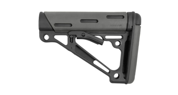 Image of Hogue OverMold Collapsible Buttstock, AR-15/ M16, Mil-Spec Buffer Tube, Slate Grey, Universal, 15540