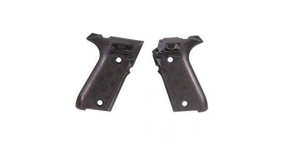 Image of Hogue Rex Zero 1 Compact Grip, Checkered, G10 G-Mascus, Black/Grey, 93157