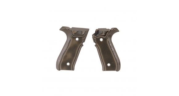 Image of Hogue Rex Zero 1 Grip, Checkered, G10 G-Mascus, Green Lava, 92158