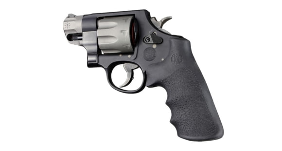 Image of Hogue Round Butt Rubber Tamer Conversion Monogrip for Smith &amp; Wesson K, L, N, X, Z Frame, Black, 19022