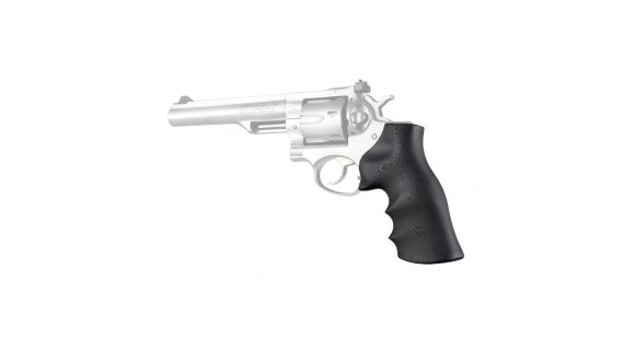Image of Hogue Ruger GP100/Super Redhawk Grip with Finger Grooves, Smooth, G10, Black, 80169