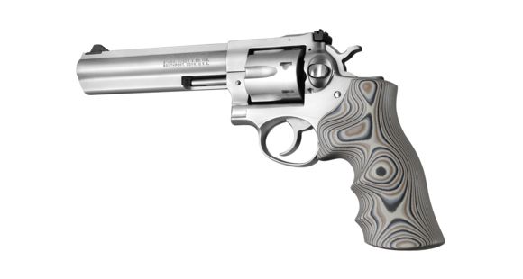 Image of Hogue Ruger GP100/Super Redhawk Grip with Finger Grooves, Smooth, G10 - G-Mascus, Dark Earth, 80767