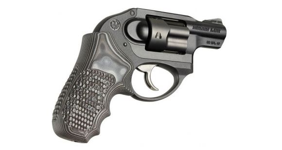 Image of USED Hogue Ruger LCR Enclosed Hammer Piranha Grip G10, G-Mascus Black/Gray 78137, EDEMO1, Used, Condition Like New, Open Box