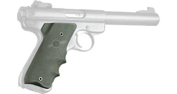 Image of Hogue Ruger MKII/MKIII Rubber Grip w/Finger Grooves,OD Green 82001