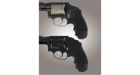 Image of Hogue S&amp;W J Frame Round Butt Grip, Centennial/Body Guard Rubber, Tamer Grip 82286