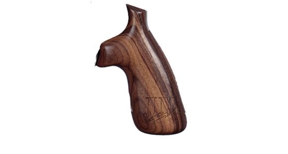 Image of Hogue S&amp;W Jerry Miculek Logo Series N-Frame Conversion Square Butt Grip, Pau Ferro 190663