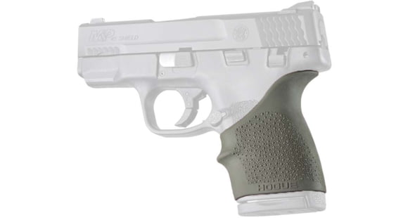 Image of Hogue S&amp;W M&amp;P 45 Shield HandALL Beavertail Grip Sleeve, OD Green, 18301