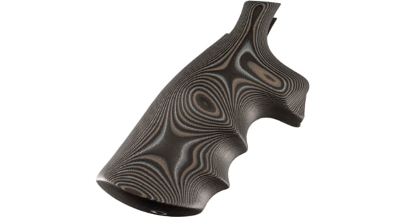 Image of Hogue S&amp;W N Frame Square Butt Grip, Finger Grooves, Smooth, G10 - G-Mascus, Black/Grey, 29167