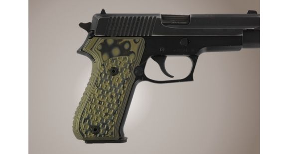 Image of Hogue SIG Sauer P220 American Chain Link G-10 - G-Mascus Green 20118