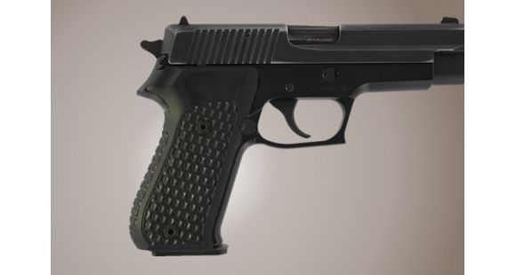 Image of Hogue SIG Sauer P220 American Chain Link G-10, Solid Black 20119