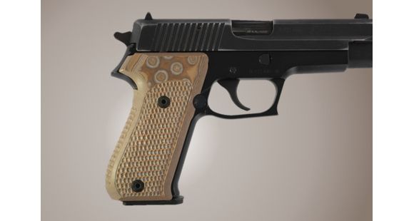 Image of Hogue SIG Sauer P220 American Piranha Grip G-10 - G-Mascus Tan 20137-TAN
