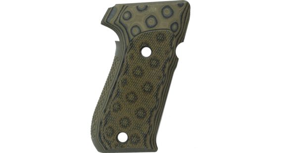 Image of Hogue SIG Sauer P220 American Checkered G-10 - G-Mascus OD Green Camo 20178