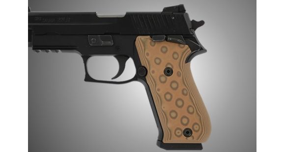 Image of Hogue SIG Sauer P220 SAO American G-10 - G-Mascus Tan 21147-TAN