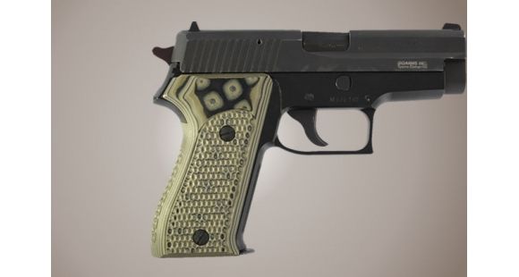 Image of Hogue SIG Sauer P225 Piranha Grip G-10 - G-Mascus Green 27138