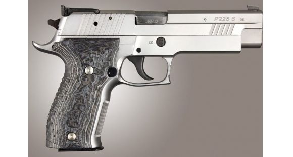 Image of Hogue SIG Sauer P226 DA/SA Allround Chain Link G10, G-Mascus Black/Gray, Black/Grey 23107