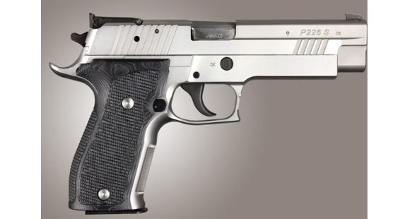 Image of Hogue SIG Sauer P226 DA/SA Allround Piranha Grip G10, G-Mascus Black, Black 23729