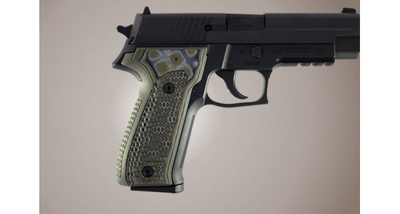 Image of Hogue SIG Sauer P226 Piranha Grip G-10 - G-Mascus Green 26138