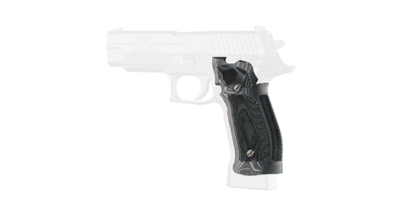 Image of Hogue SIG Sauer P226 SAO X5 Magrip, Checkered, G10 GMascus, Black, 33759